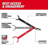 Milwaukee 48-22-6110 3 Pc Locknut Wrench Set for Conduit Locknuts in Panels and Junction Boxes - 2