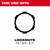 Milwaukee 48-22-6110 3 Pc Locknut Wrench Set for Conduit Locknuts in Panels and Junction Boxes - 4