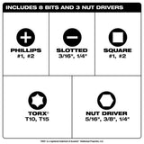 Milwaukee 48-22-6119 Electrician's Tool Kit,11-in-1 Screwdriver,FASTBACK Utility Knife(4 Piece) - 6