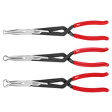 Milwaukee 48-22-6563 3PC Long Reach Hose Grip Pliers Set