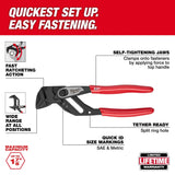 Milwaukee 48-22-6907 7" Pliers Wrench with Parallel Smooth Jaws 1 7/8" Capacity - 2
