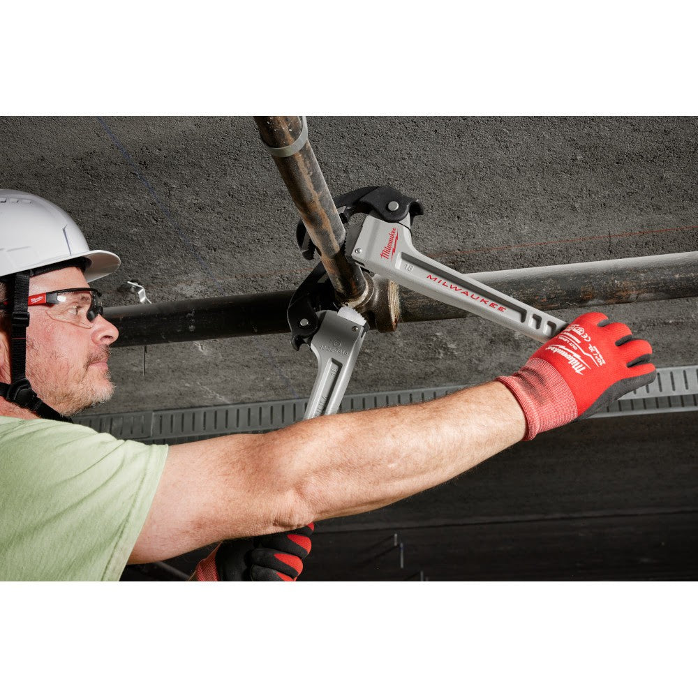 Milwaukee 48-22-7418 18" Aluminum Self-Adjusting Pipe Wrench - 5