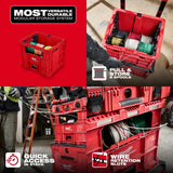 Milwaukee 48-22-8043 PACKOUT Wire Pulling XL Crate 19 x 15.88 x 15.69" with Insert - 4