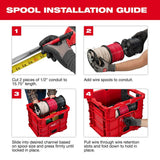 Milwaukee 48-22-8043 PACKOUT Wire Pulling XL Crate 19 x 15.88 x 15.69" with Insert - 8