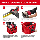 Milwaukee 48-22-8043 PACKOUT Wire Pulling XL Crate 19 x 15.88 x 15.69" with Insert - 8