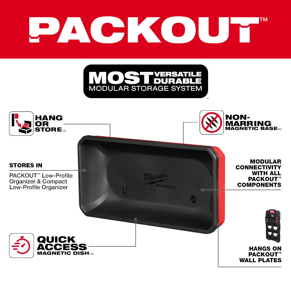 Milwaukee 48-22-8071 PACKOUT Large Magnetic Bin - 2