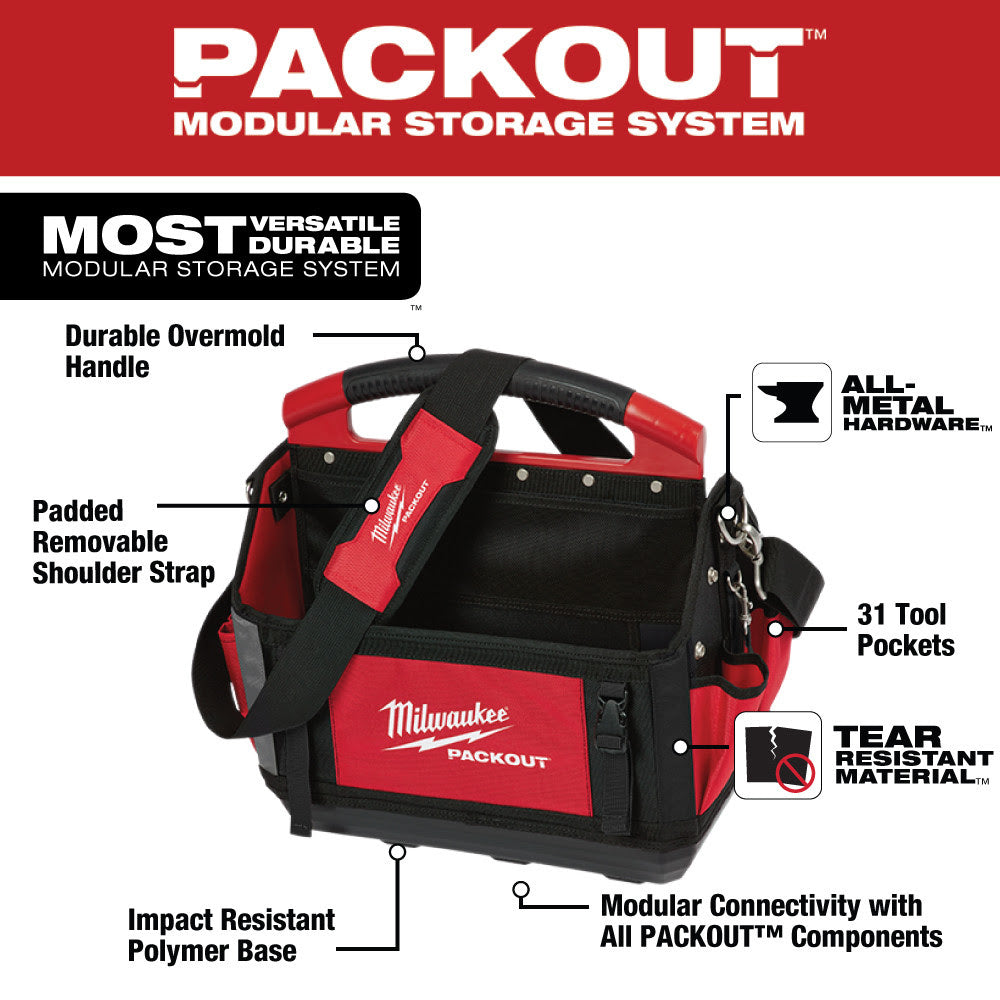 Milwaukee 48-22-8315 15" PACKOUT Tote - 2