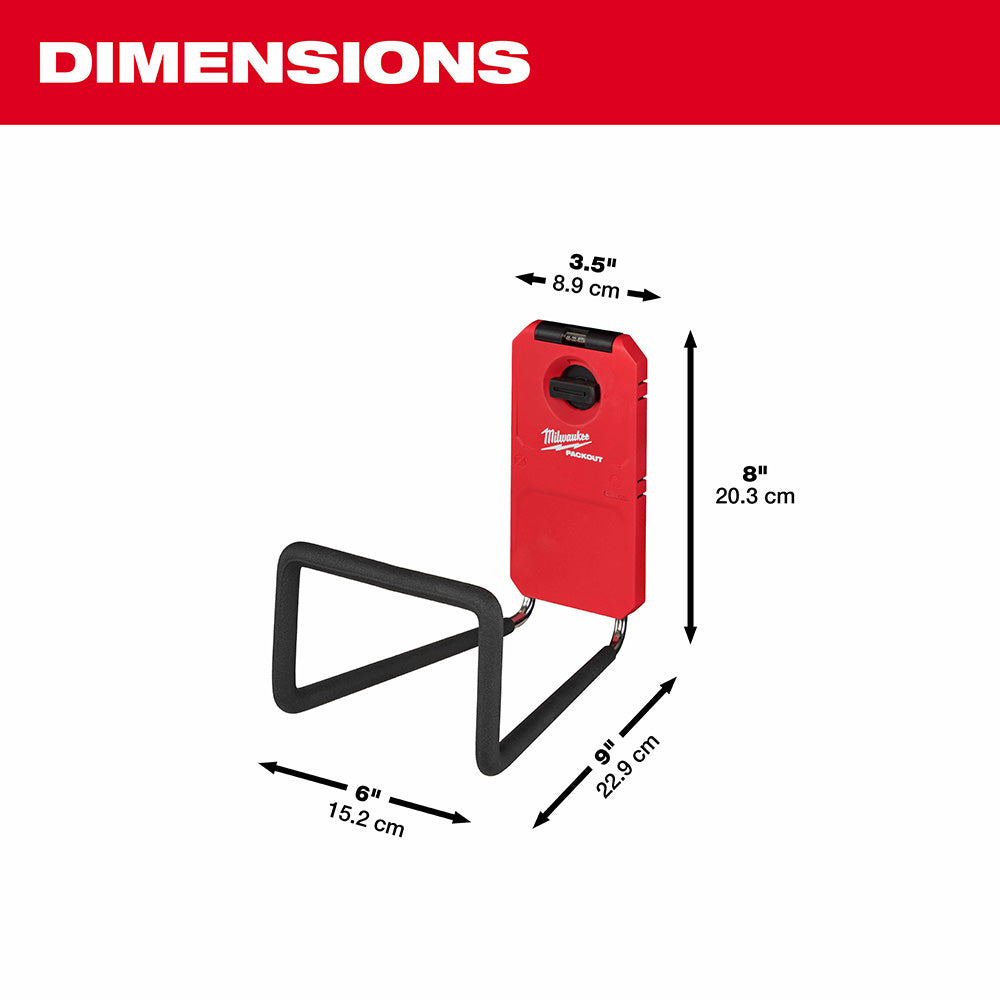 Milwaukee 48-22-8332 PACKOUT Shop Storage Wide Hook - 4