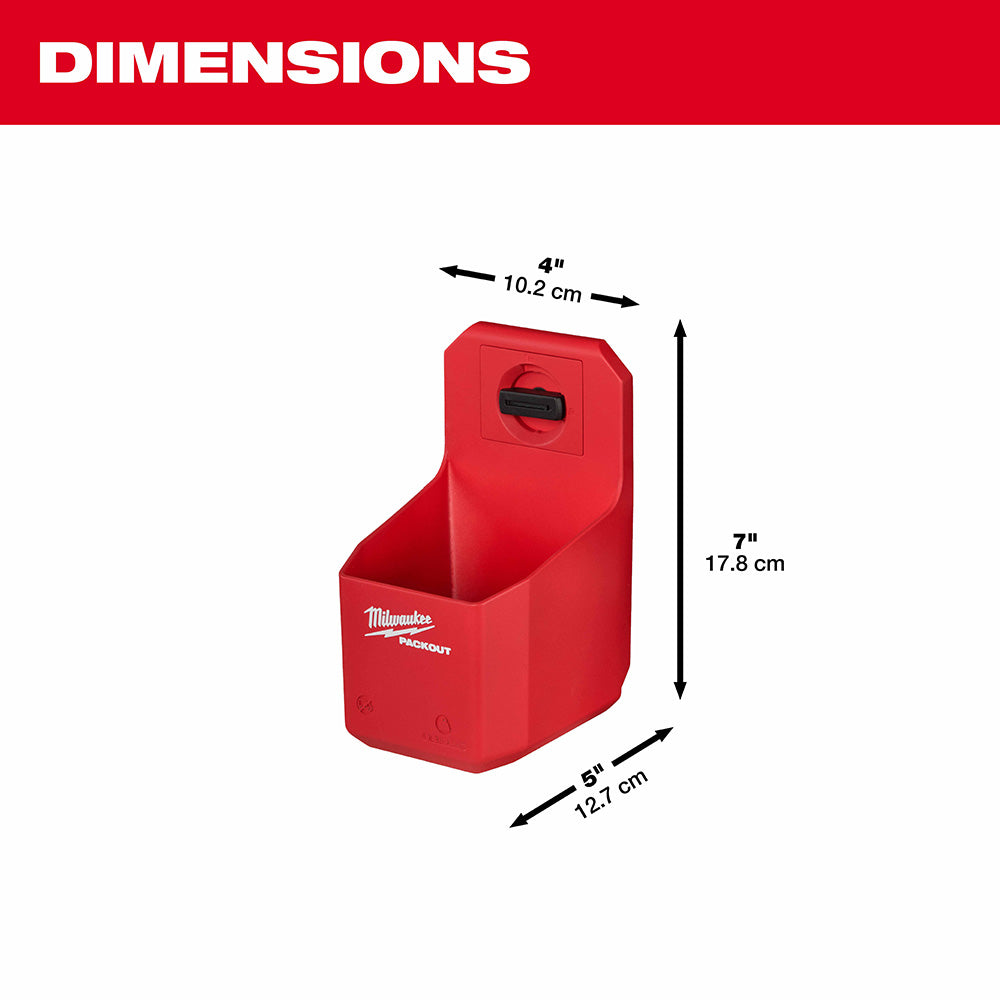 Milwaukee 48-22-8336 PACKOUT Shop Storage Organizer Cup - 4