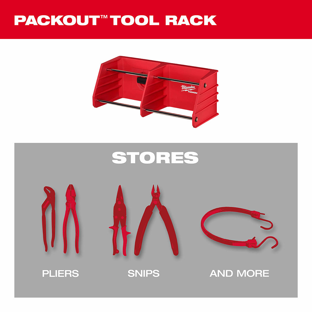 Milwaukee 48-22-8340 PACKOUT Shop Storage Tool Rack - 3