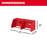 Milwaukee 48-22-8340 PACKOUT Shop Storage Tool Rack - 4