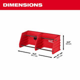 Milwaukee 48-22-8340 PACKOUT Shop Storage Tool Rack - 4