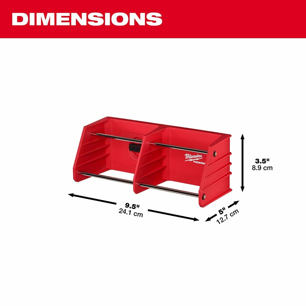 Milwaukee 48-22-8340 PACKOUT Shop Storage Tool Rack - 4