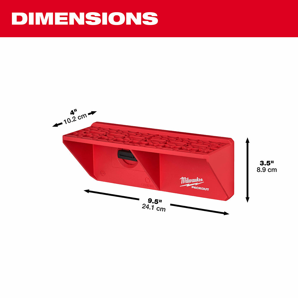 Milwaukee 48-22-8341 PACKOUT Shop Storage Screwdriver Rack - 4