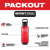 Milwaukee 48-22-8373R PACKOUT 48oz Bottle with Chug Lid - Red - 2