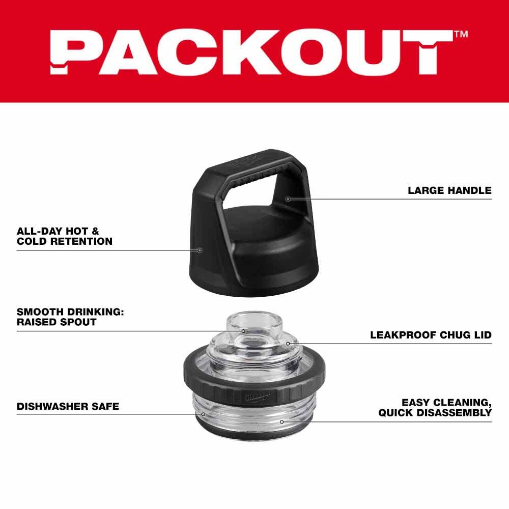 Milwaukee 48-22-8388 PACKOUT Chug Lid - 2