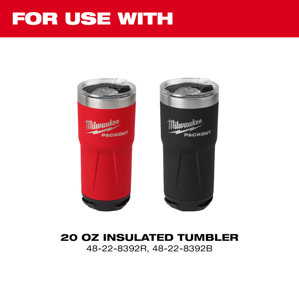 Milwaukee 48-22-8392L PACKOUT 20oz Tumbler Lid - 2