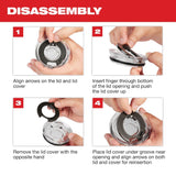 Milwaukee 48-22-8392L PACKOUT 20oz Tumbler Lid - 4