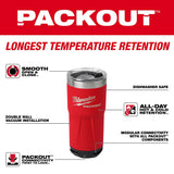 Milwaukee 48-22-8392R PACKOUT 20oz Red Tumbler - 4