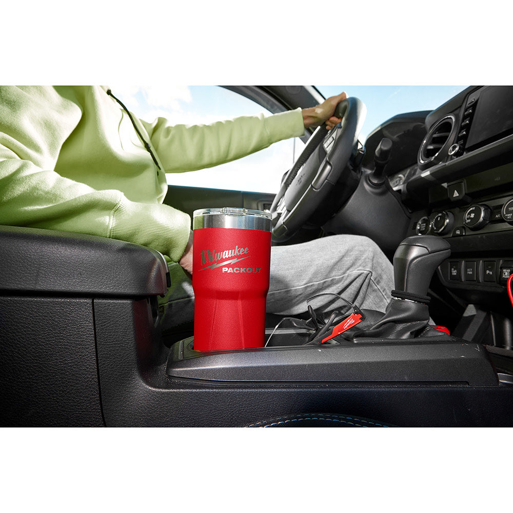 Milwaukee 48-22-8392R PACKOUT 20oz Red Tumbler - 12