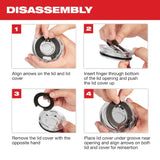 Milwaukee 48-22-8393L PACKOUT 30oz Tumbler Lid - 4