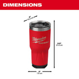 Milwaukee 48-82-8393RP 30oz Red Tumbler - 3