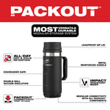 Milwaukee 48-22-8394B PACKOUT 18oz Insulated Mug with Sip Lid - 2