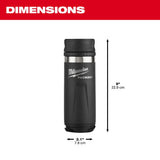 Milwaukee 48-22-8395B PACKOUT 18oz Insulated Bottle with Sip Lid - 3