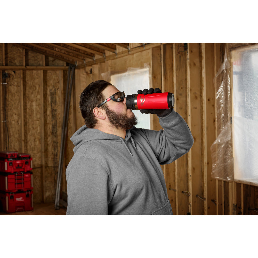 Milwaukee 48-22-8395R PACKOUT 18oz Insulated Bottle with Sip Lid - 7