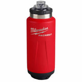 Milwaukee 48-22-8397R PACKOUT 36oz Insulated Bottle with Chug Lid - Red - 4