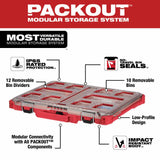 Milwaukee 48-22-8431 PACKOUT Low-Profile Organizer - 4