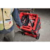 Milwaukee 48-22-8438 PACKOUT Low-Profile Crate with Dividers 18.63 x 14.75 x 6.75" - 7