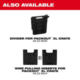 Milwaukee 48-22-8439 PACKOUT XL Crate Modular Tool Storage with 75 lb Capacity - 8