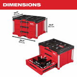 Milwaukee 48-22-8443 PACKOUT™ 3-Drawer Tool Box - 3