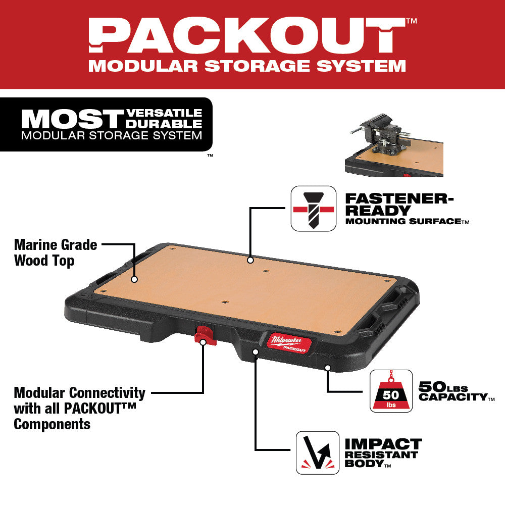 Milwaukee 48-22-8488 PACKOUT™ Customizable Work Top - 14