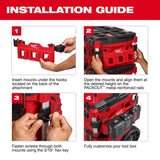 Milwaukee 48-22-8602 PACKOUT Tool Box Caddy Attachment - 8