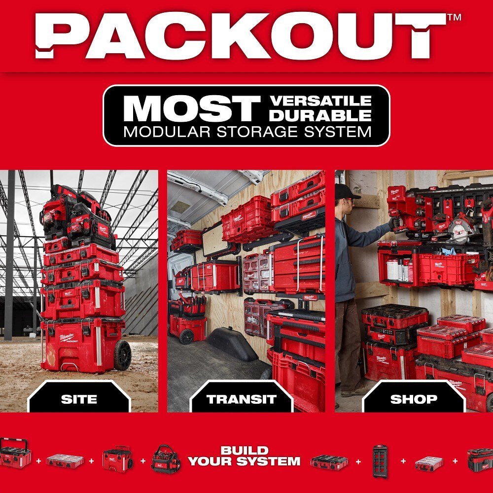 Milwaukee 48-22-8602 PACKOUT Tool Box Caddy Attachment - 9