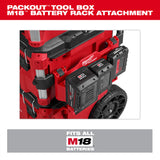 Milwaukee 48-22-8603 PACKOUT Tool Box M18 Battery Rack Attachment - 5