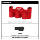 Milwaukee 48-22-8604 PACKOUT Tool Box M12 Battery Rack Attachment - 3