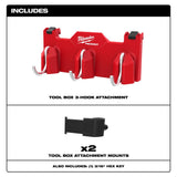 Milwaukee 48-22-8606 PACKOUT Tool Box 3-Hook Attachment - 3