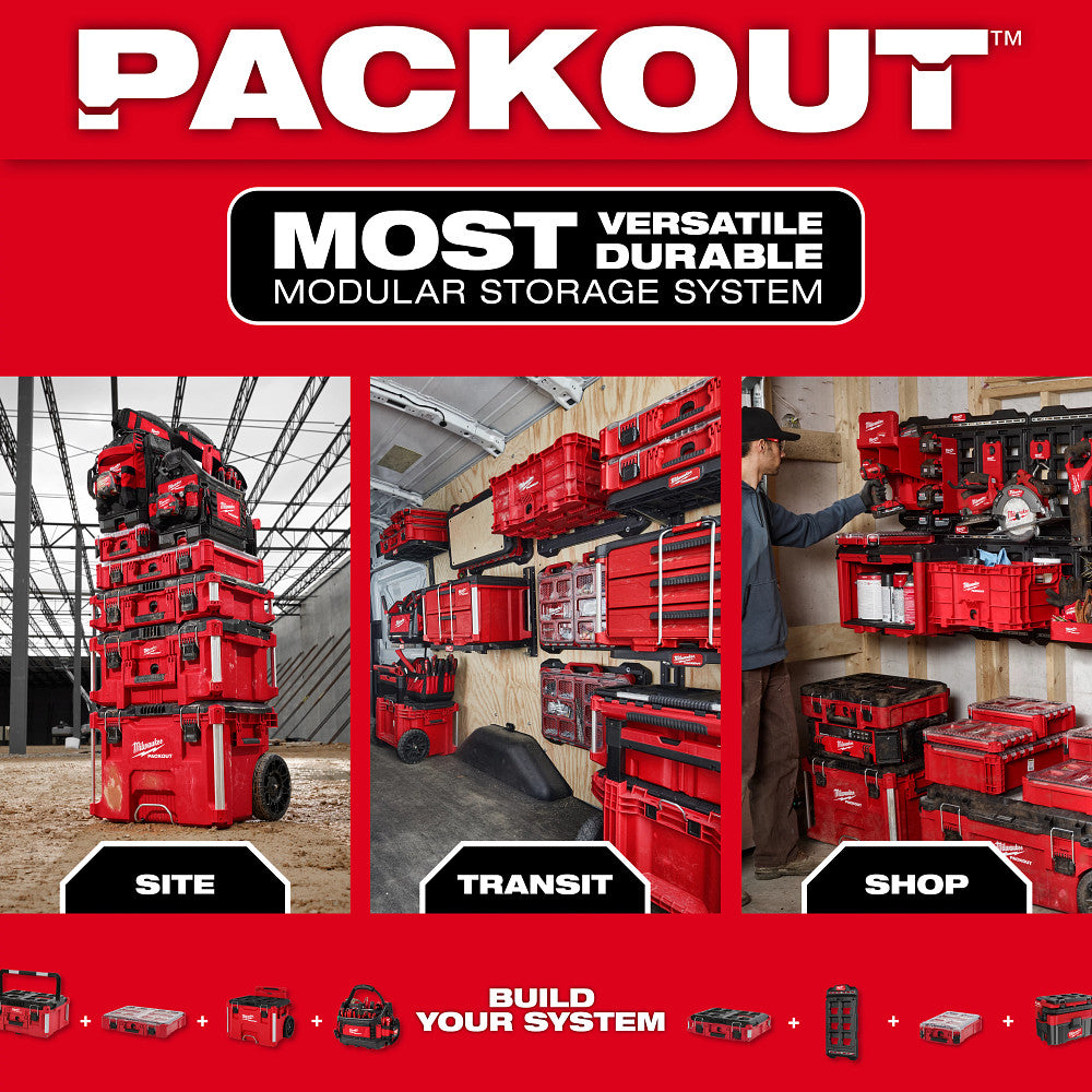 Milwaukee 48-22-8606 PACKOUT Tool Box 3-Hook Attachment - 9