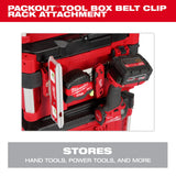 Milwaukee 48-22-8609 PACKOUT Tool Box Belt Clip Rack Attachment (1 Pack) - 2