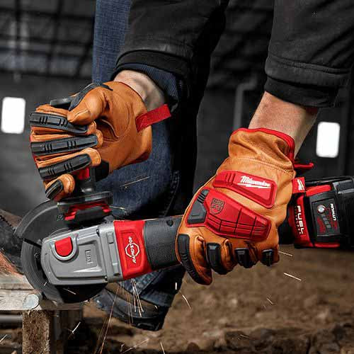 Milwaukee  48-22-8770 Impact Cut Level 3 Goatskin Leather Gloves - S - 6