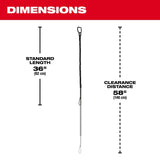 Milwaukee 48-22-8815 15 lb 36.3" Shock Absorbing and Locking Tool Lanyard - 3