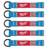 Milwaukee 48-22-8870 5 Piece 2lb Nylon Web Metal D-Ring Web Attachment Set - 2