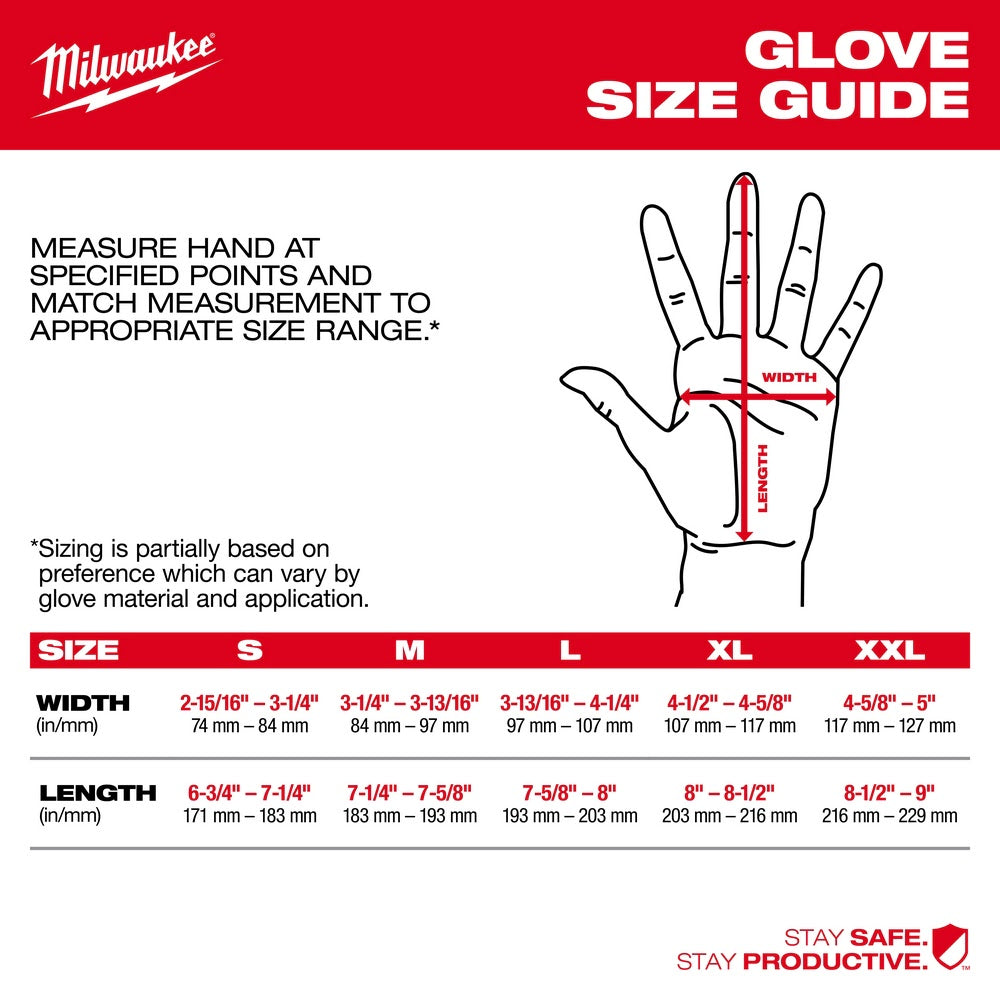 Milwaukee 48-22-8901B 12PK Cut 1 Dipped Gloves – M [A1] - 3