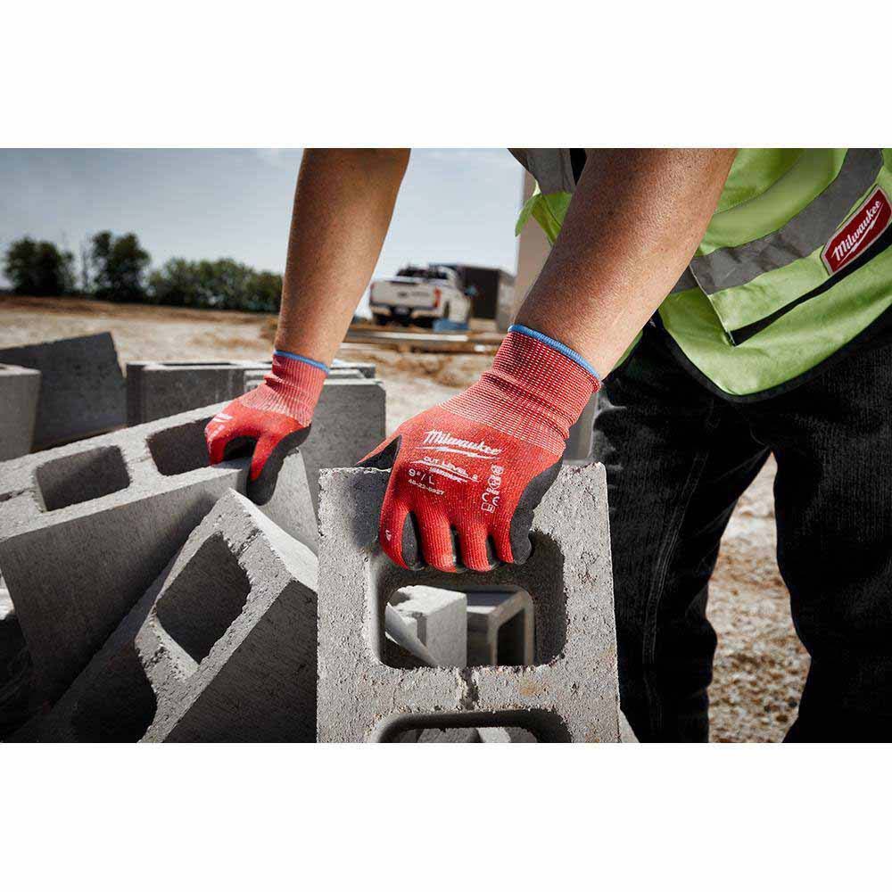 Milwaukee 48-22-8927 Cut Level 2 Nitrile Dipped Gloves - L - 4