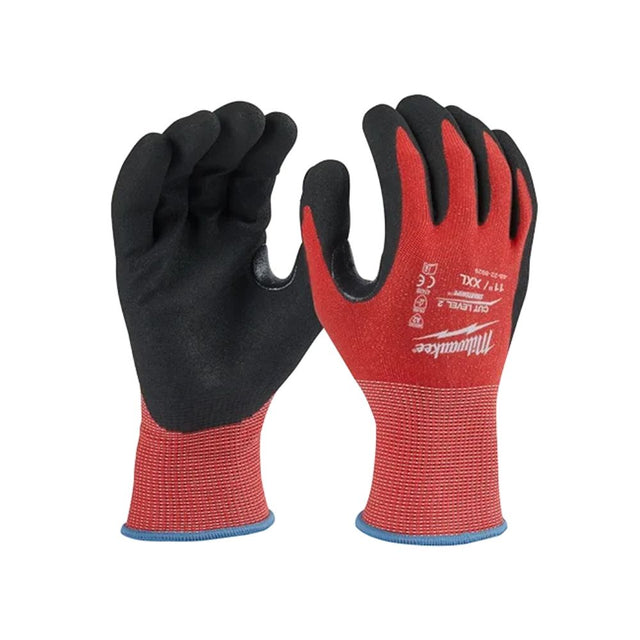 Milwaukee 48-22-8929B Cut Level 2 Nitrile Dipped Gloves - 2XL - Bulk 12PK