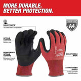 Milwaukee 48-22-8947 Cut Level 4 Nitrile Dipped Gloves - L - 2