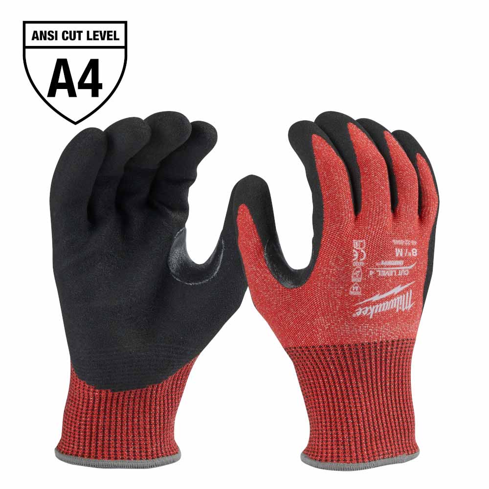 Milwaukee 48-22-8946B CUT 4 NITRILE GLOVE 12PK - M